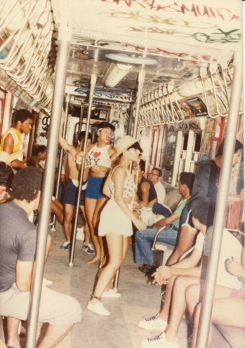 On the 6 to the beach. Yea... I Love NY, alright